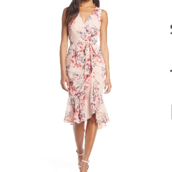 Floral Wrap Dress - Picture 1 of 1